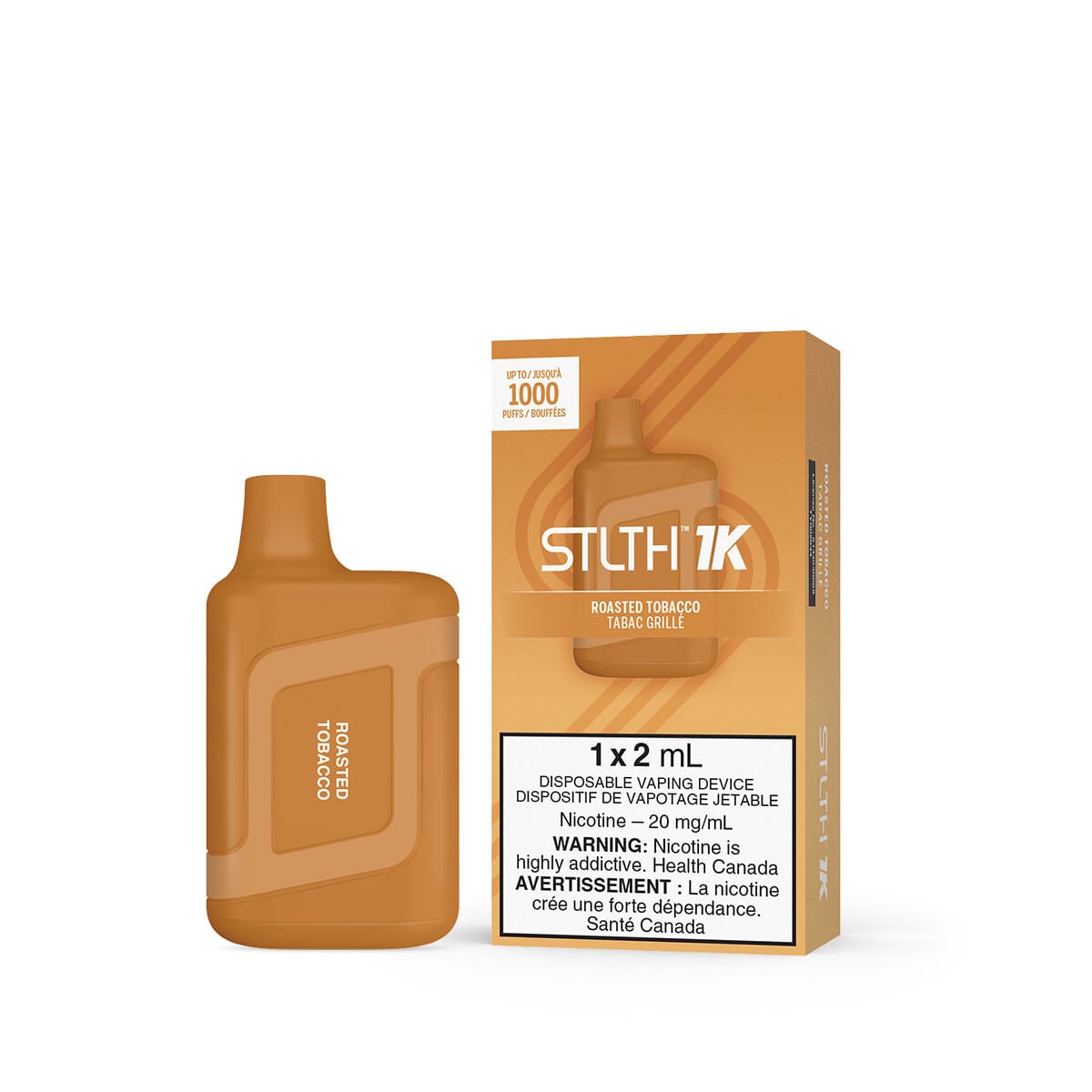 STLTH 1K Roasted Tobacco Disposable Vape Disposable STLTH