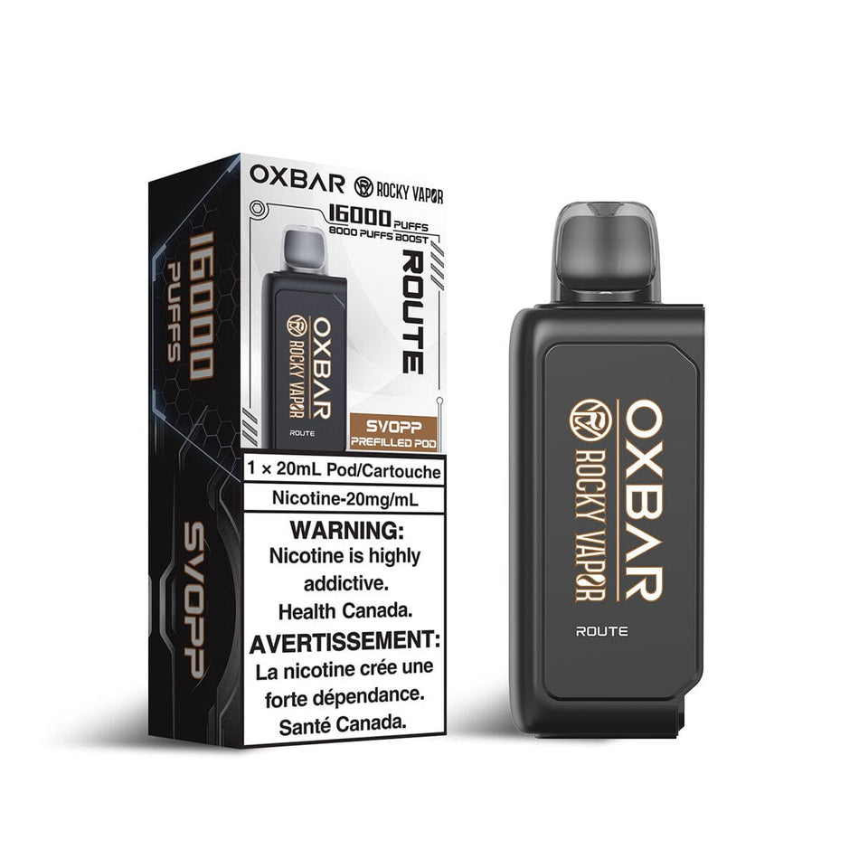 Svopp Rocky Vapor Oxbar Route Disposable Vape Pod Disposable Oxbar