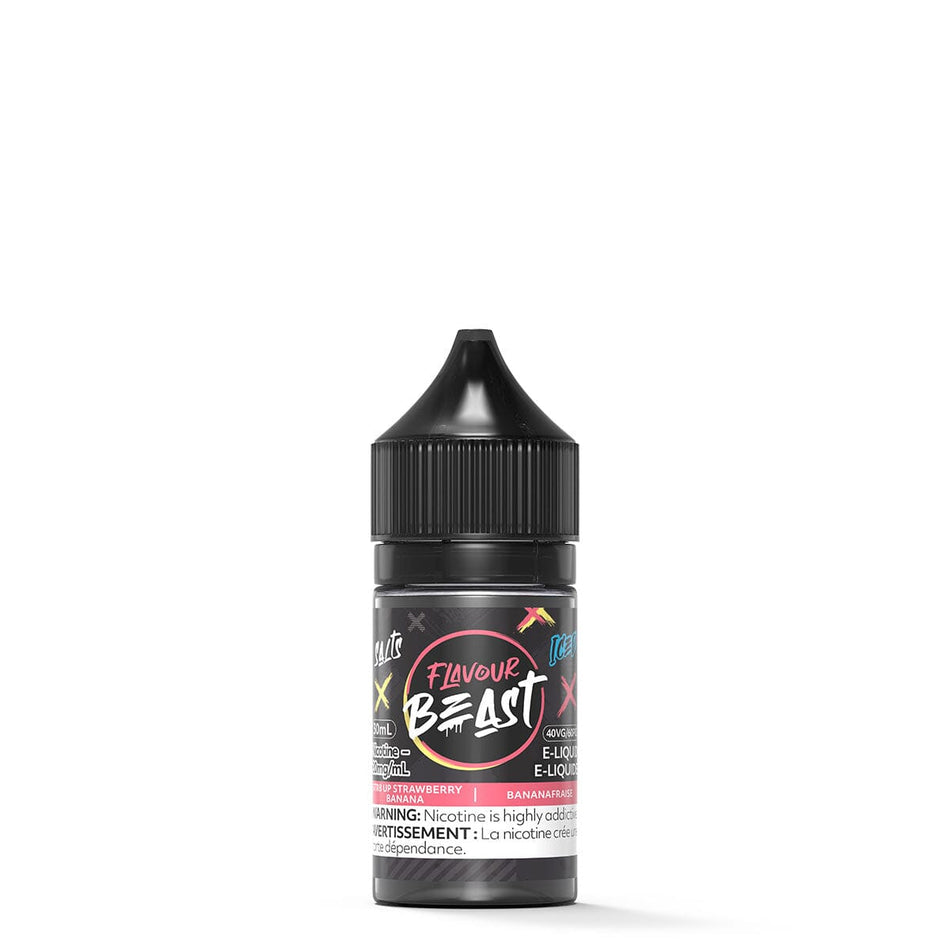 Flavour Beast STR8 UP Strawberry Banana Iced Salt Nic E Liquid E-Liquid Flavour Beast