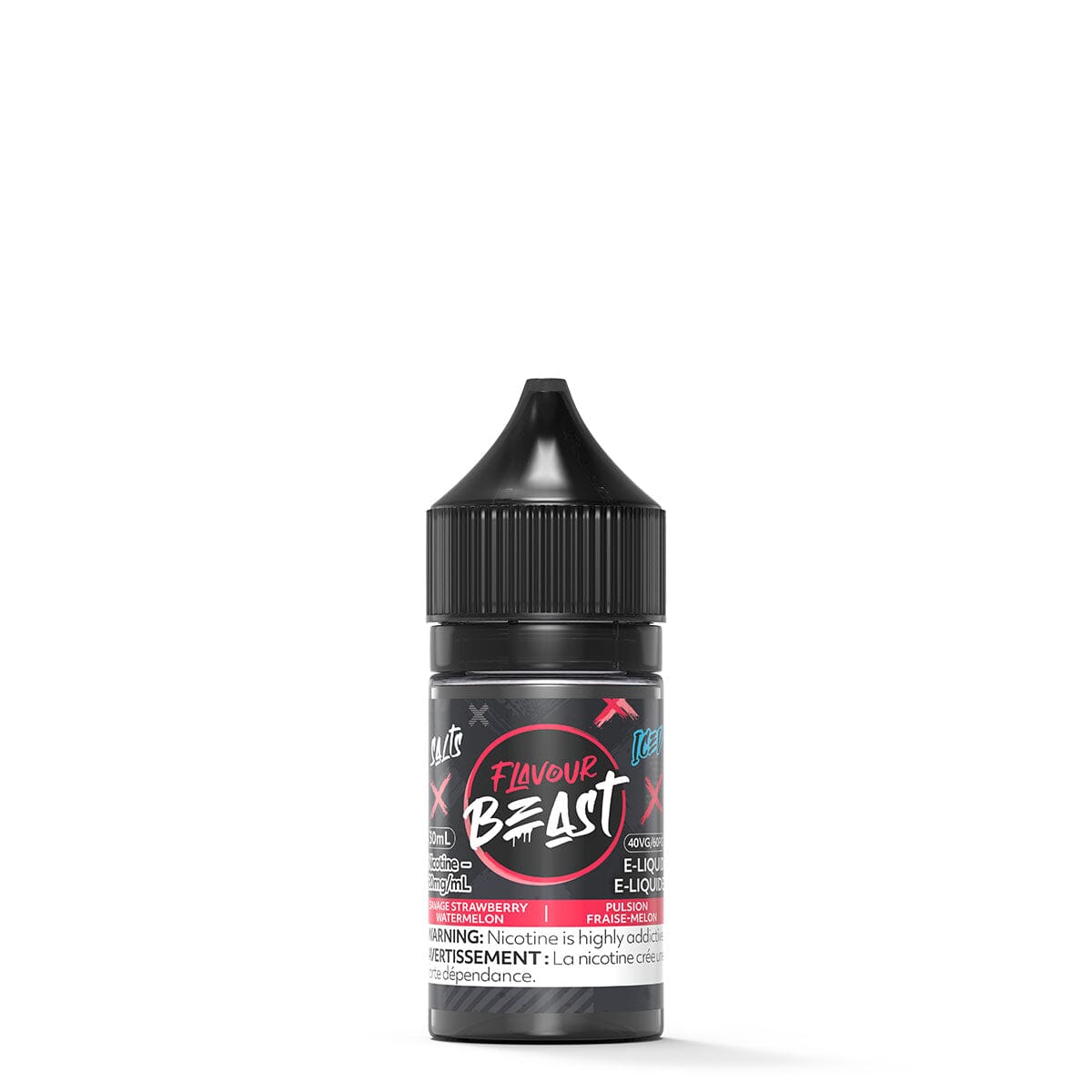 Flavour Beast Savage Strawberry Watermelon Iced Salt Nic E Liquid E-Liquid Flavour Beast