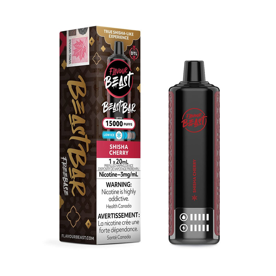 Flavour Beast Bar Shisha Cherry Disposable Vape Pen Disposable Flavour Beast