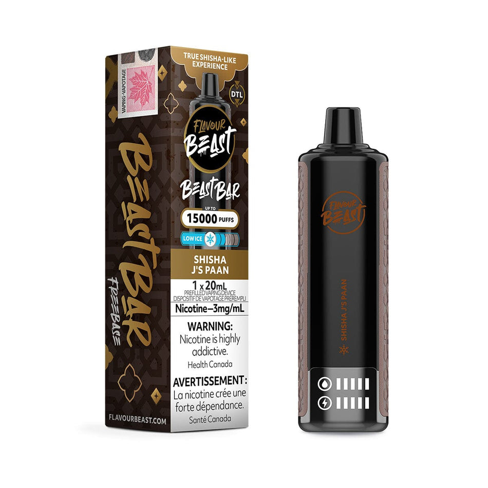 Flavour Beast Bar Shisha Js Paan Disposable Vape Pen Disposable Flavour Beast