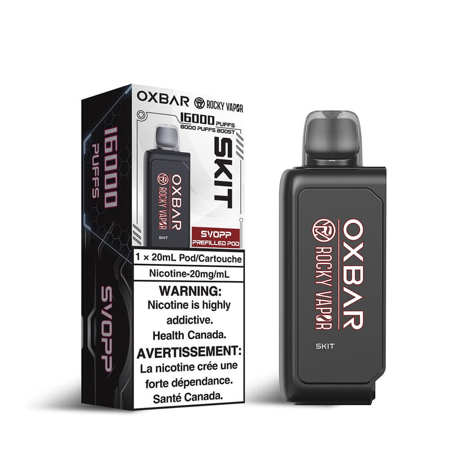 Svopp Rocky Vapor Oxbar Skit Disposable Vape Pod Disposable Oxbar