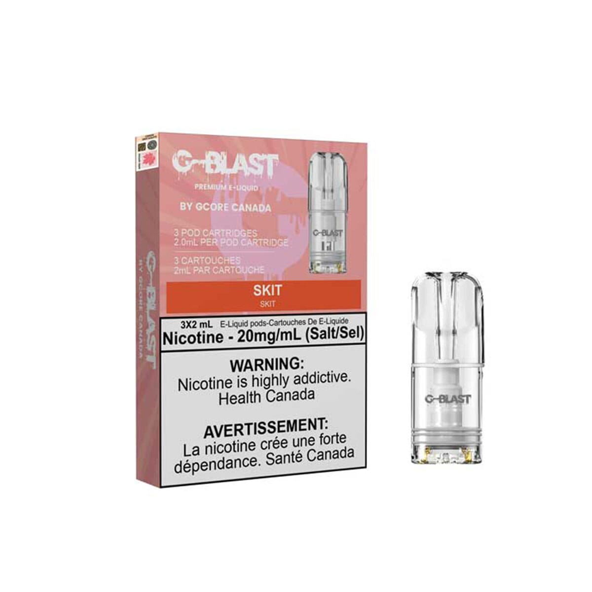 Stlth Compatible G-Blast Skit Vape Pods Pre-filled Pod Gcore