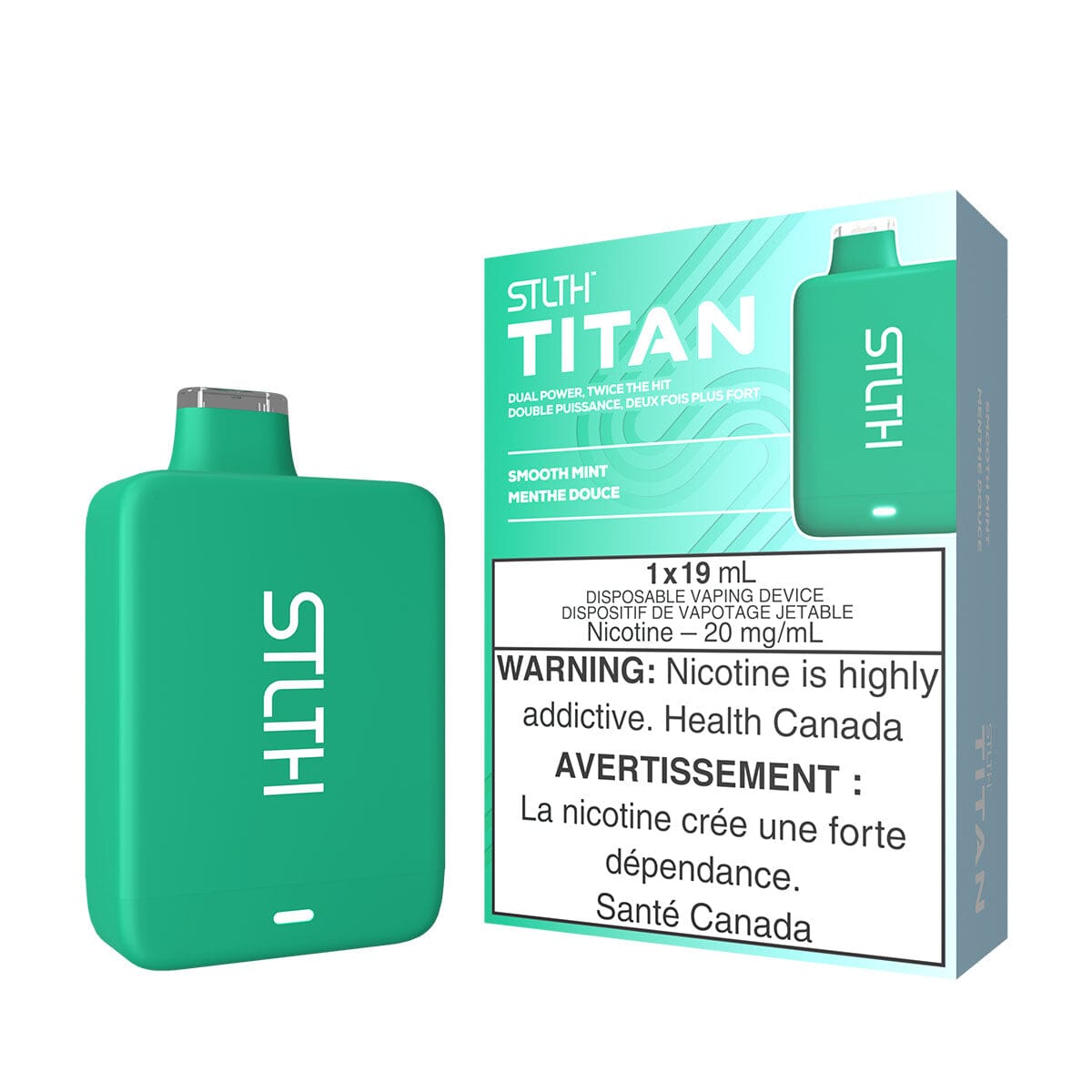 STLTH Titan Smooth Mint Disposable Vape Pen Disposable STLTH