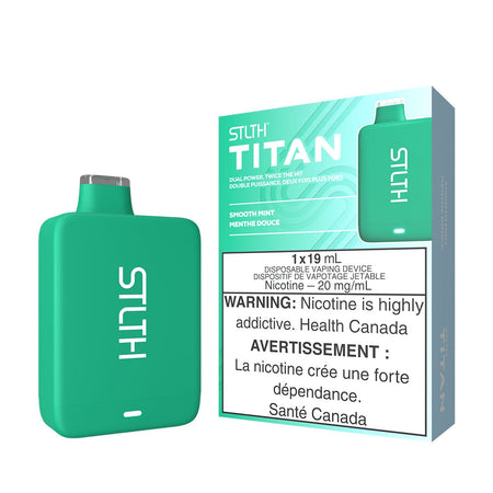 STLTH Titan Smooth Mint Disposable Vape Pen Disposable STLTH