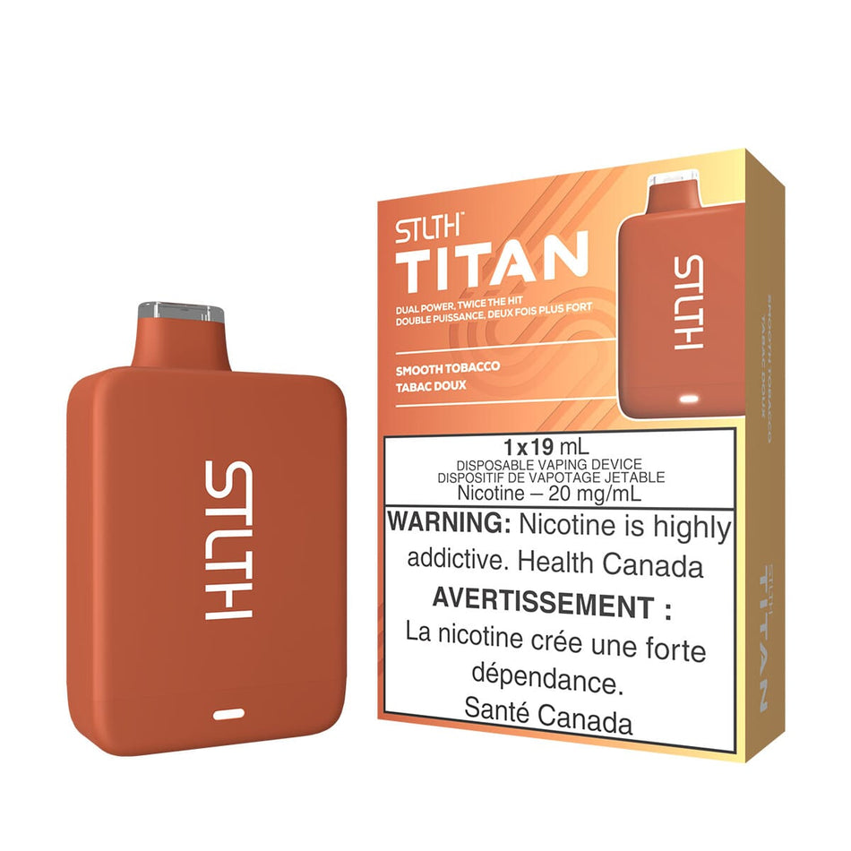 STLTH Titan Smooth Tobacco Disposable Vape Pen Disposable STLTH
