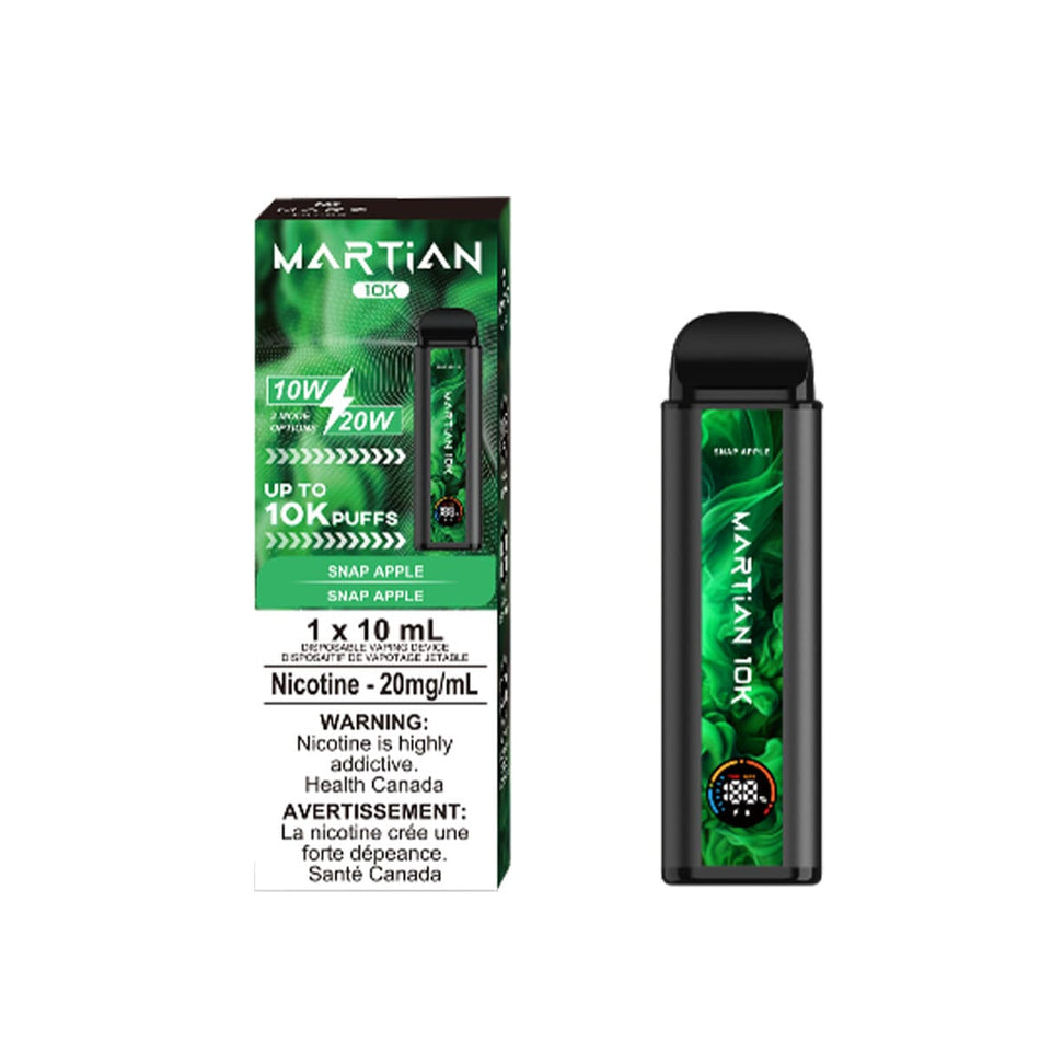Marz Martian 10K Snap Apple Disposable Vape Pen Disposable Marz