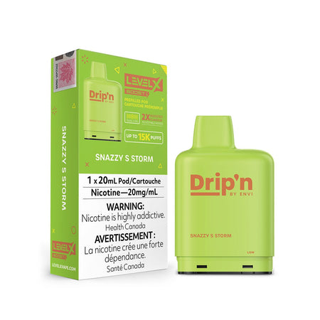 Level X Drip'n Boost Snazzy S Storm Disposable Vape Pod Disposable Level X