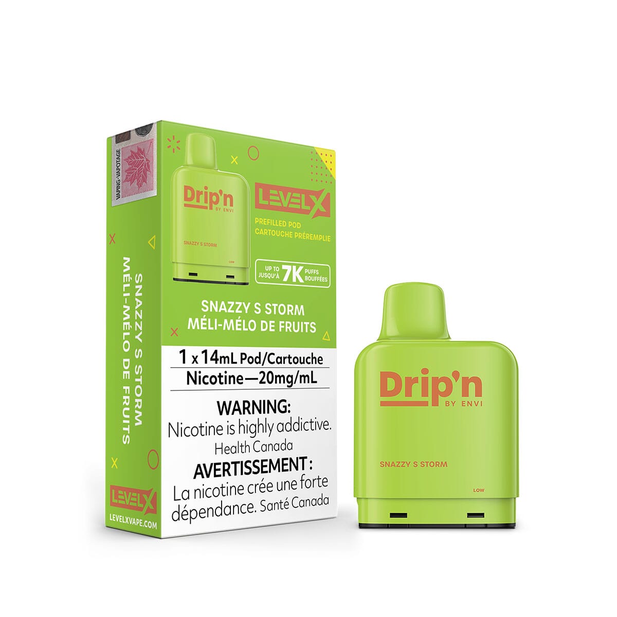Drip'n Level X Snazzy S Storm Disposable Vape Pod Disposable Drip'n
