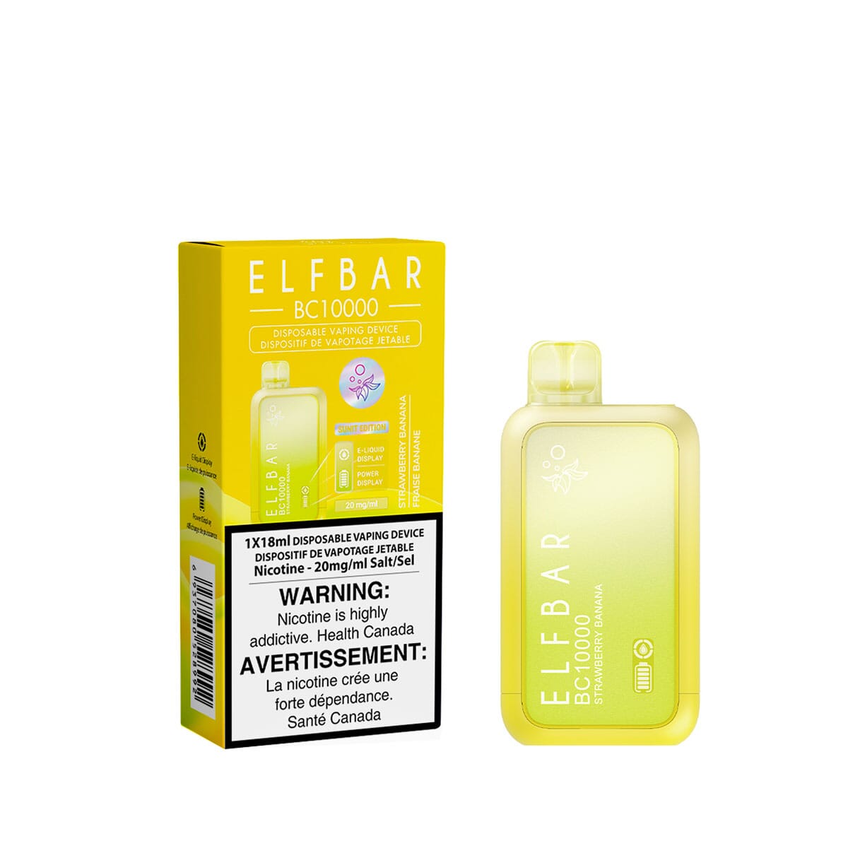 Elf Bar BC10K Strawberry Banana Disposable Vape Pen Disposable Elf Bar