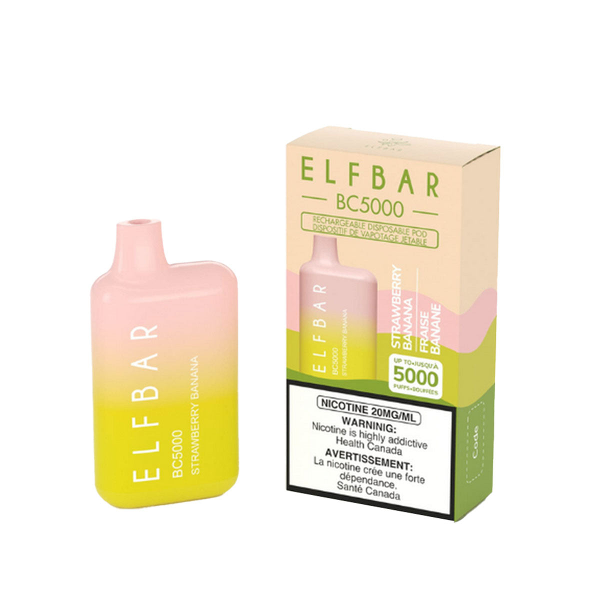 Elf Bar Strawberry Banana Disposable Vape | Your local vape store  VapeMeet