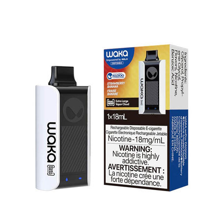 WAKA SoPro PA10000 Strawberry Banana Disposable Vape Pen Disposable WAKA SoPro PA10000