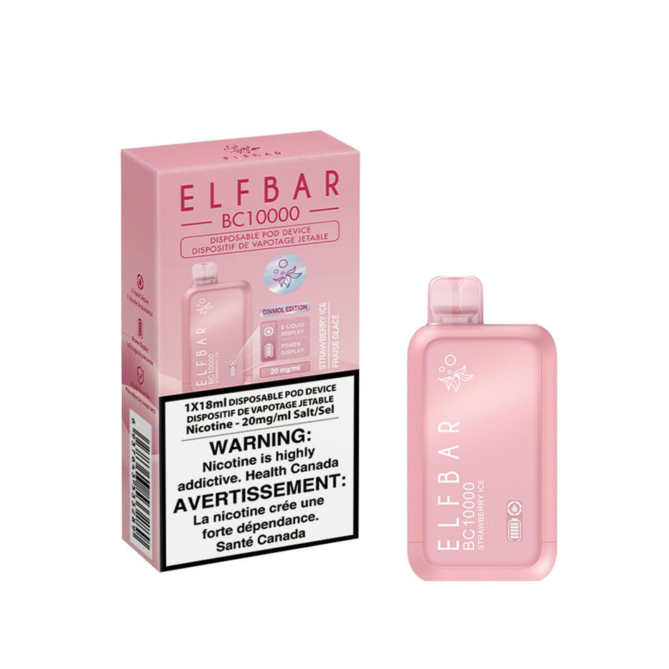 Elf Bar BC10K Strawberry Ice Disposable Vape Pen Disposable Elf Bar