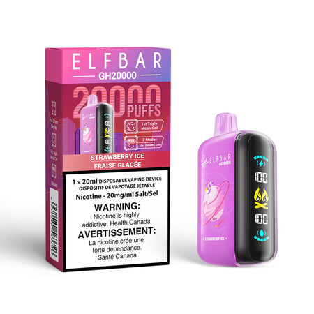 Elf Bar GH20K Strawberry Ice Disposable Vape Disposable Elf Bar