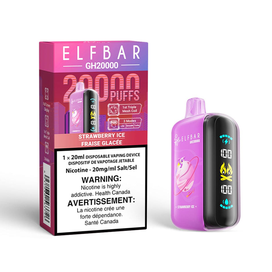 Elf Bar GH20K Strawberry Ice Disposable Vape Disposable Elf Bar