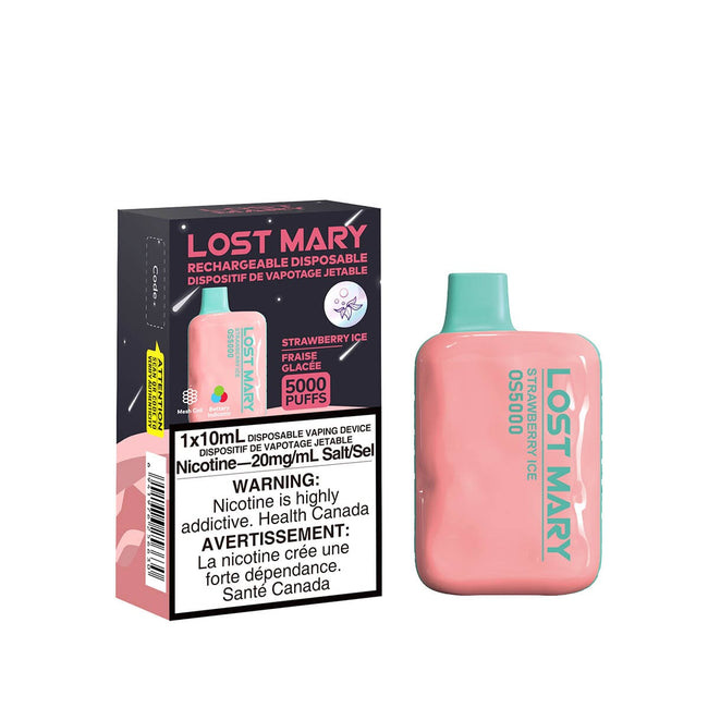 Lost Mary OS5000 Strawberry Ice Disposable Vape Pen Disposable Lost Mary 