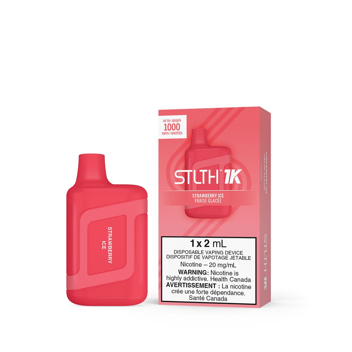 STLTH 1K Strawberry Ice Disposable Vape Disposable STLTH