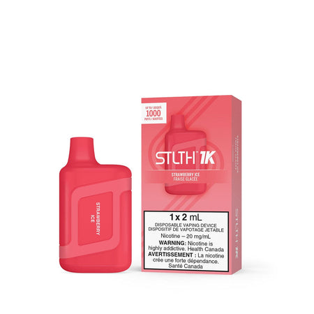 STLTH 1K Strawberry Ice Disposable Vape Disposable STLTH