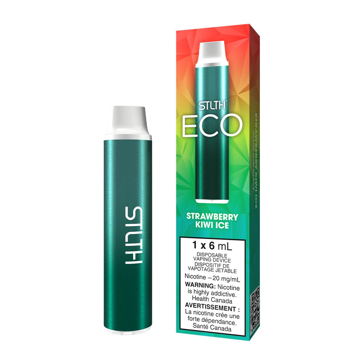 STLTH ECO Strawberry Kiwi Ice Disposable Vape Pen Disposable STLTH
