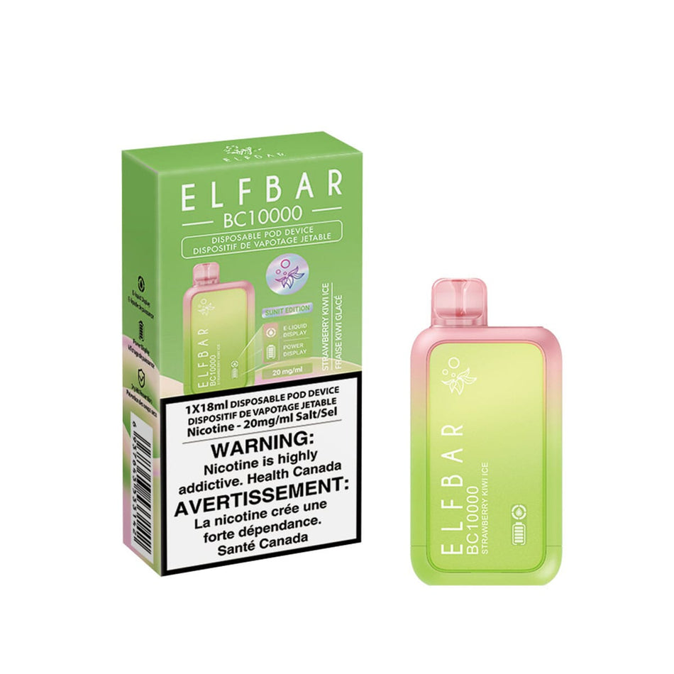 Elf Bar BC10K Strawberry Kiwi Ice Disposable Vape Pen Disposable Elf Bar