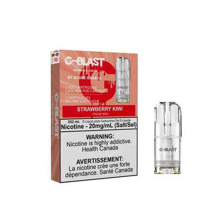 Stlth Compatible G-Blast Strawberry Kiwi Vape Pods Pre-filled Pod Gcore