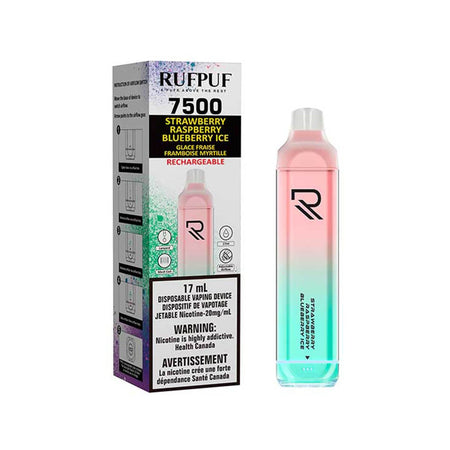 Gcore RUFPUF 7500 Strawberry Raspberry Blueberry Ice Disposable Vape Pen Disposable Gcore RUFPUF 7500