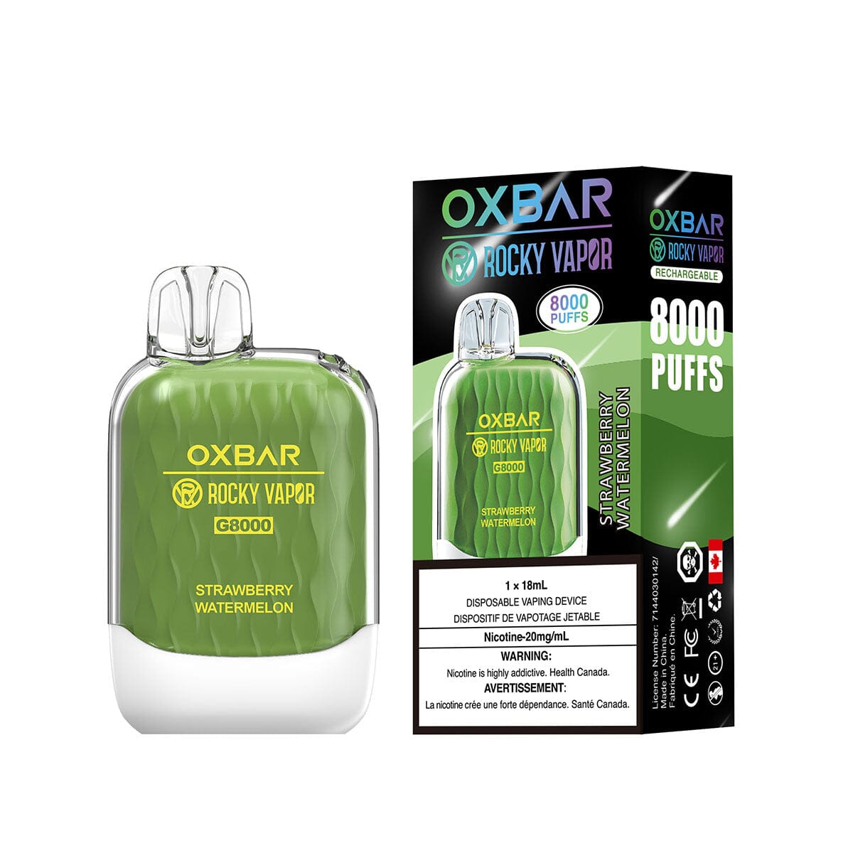 oxbar g8000 disposable vape OXBAR G8000 Strawberry Watermelon Disposable Vape Pen