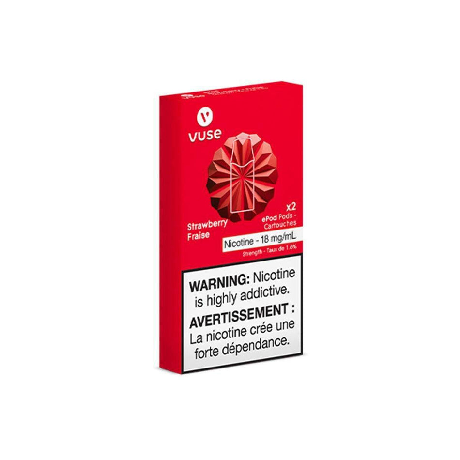 Vuse Strawberry Vape Pods Pre-filled Pod Vuse