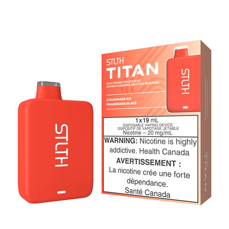 STLTH Titan Strawnana Ice Disposable Vape Pen Disposable STLTH