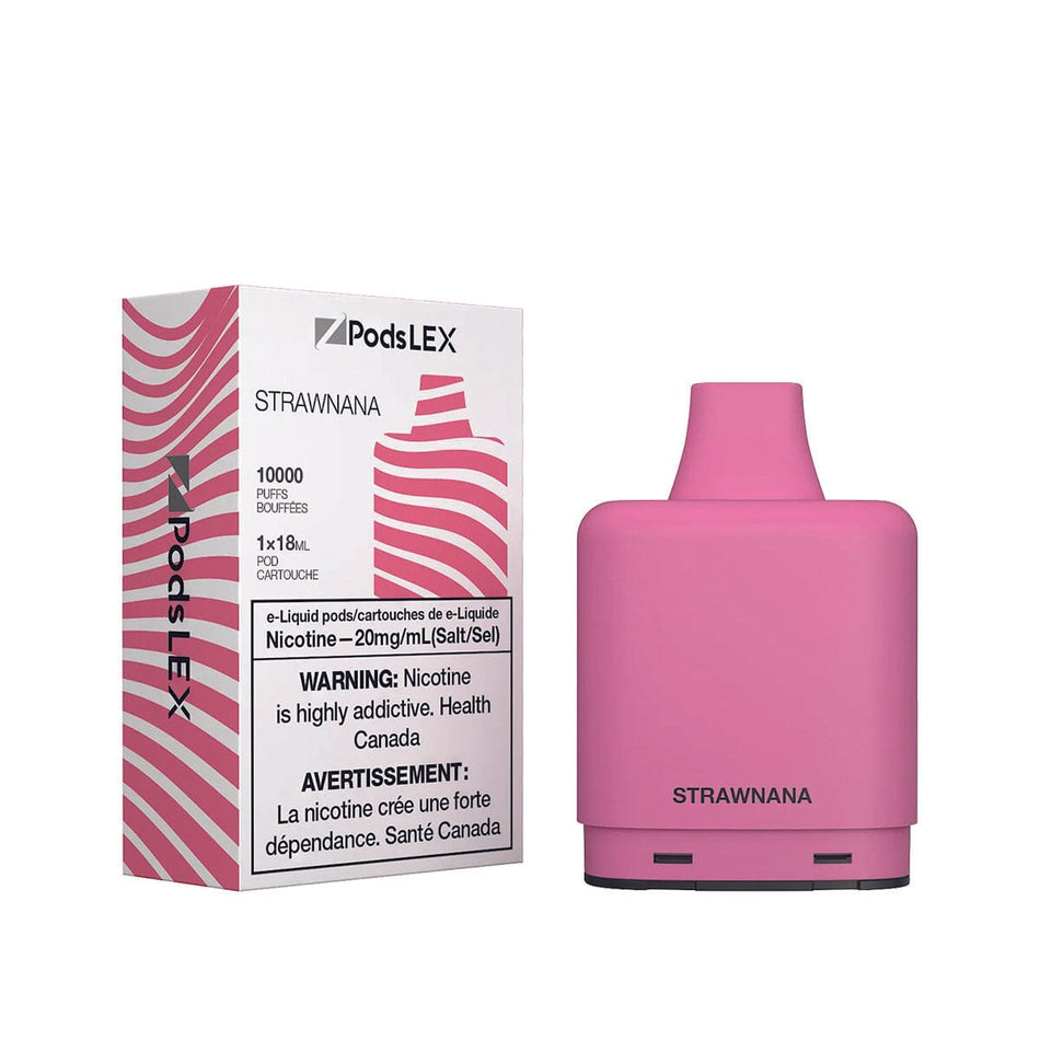 Z Pods LEX Strawnana Disposable Vape Pod Disposable Z Pods