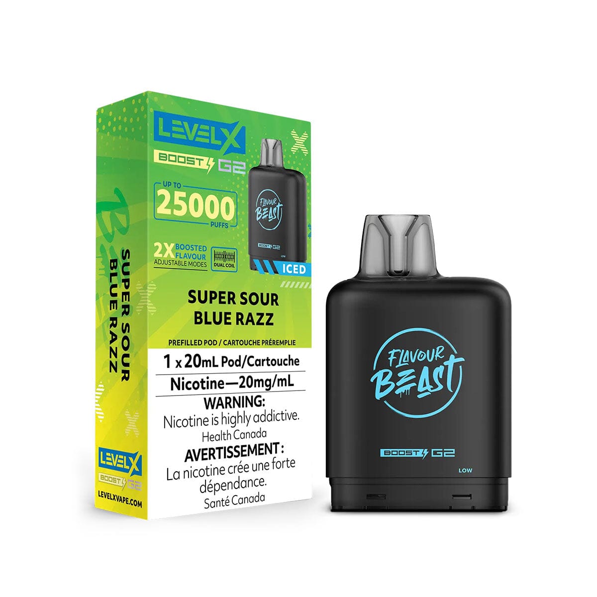 Sour Blue Razz Iced Vape Pod Flavour Beast Boost Level X VapeMeet Sour Blue Razz Iced Vape Pod Flavour Beast Boost Level X VapeMeet