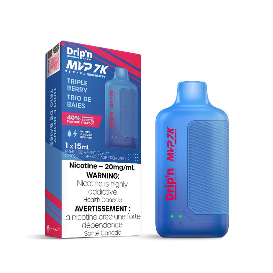 Drip'n by Envi MVP Series Triple Berry Disposable Vape Disposable Drip'n