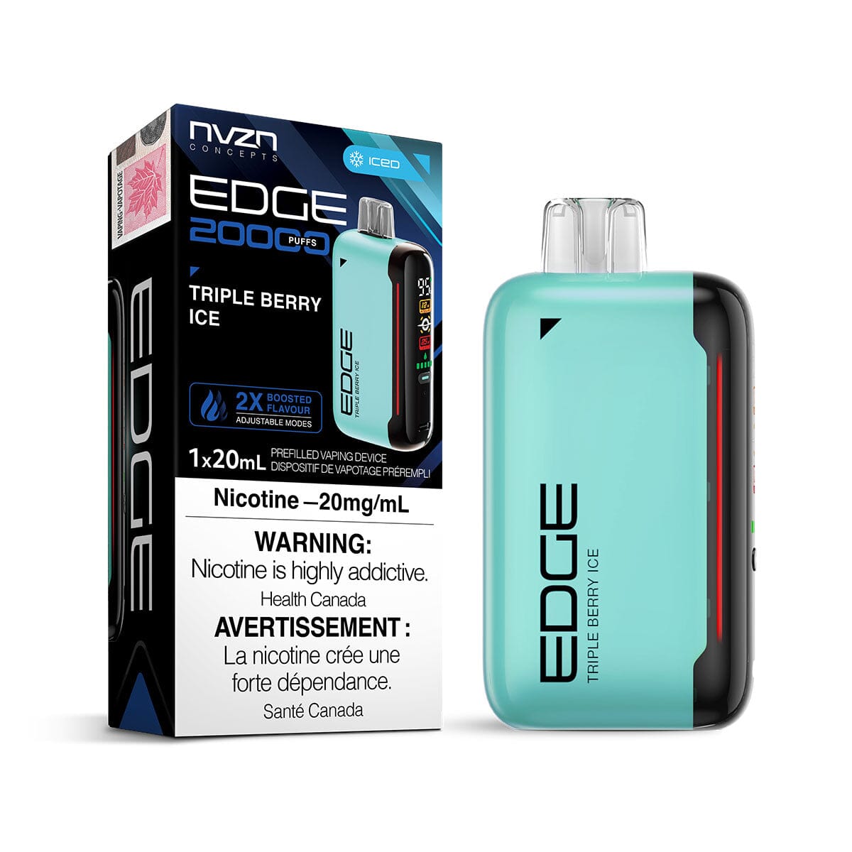 Edge by NVZN 20K Triple Berry Ice Disposable Vape Disposable NVZN