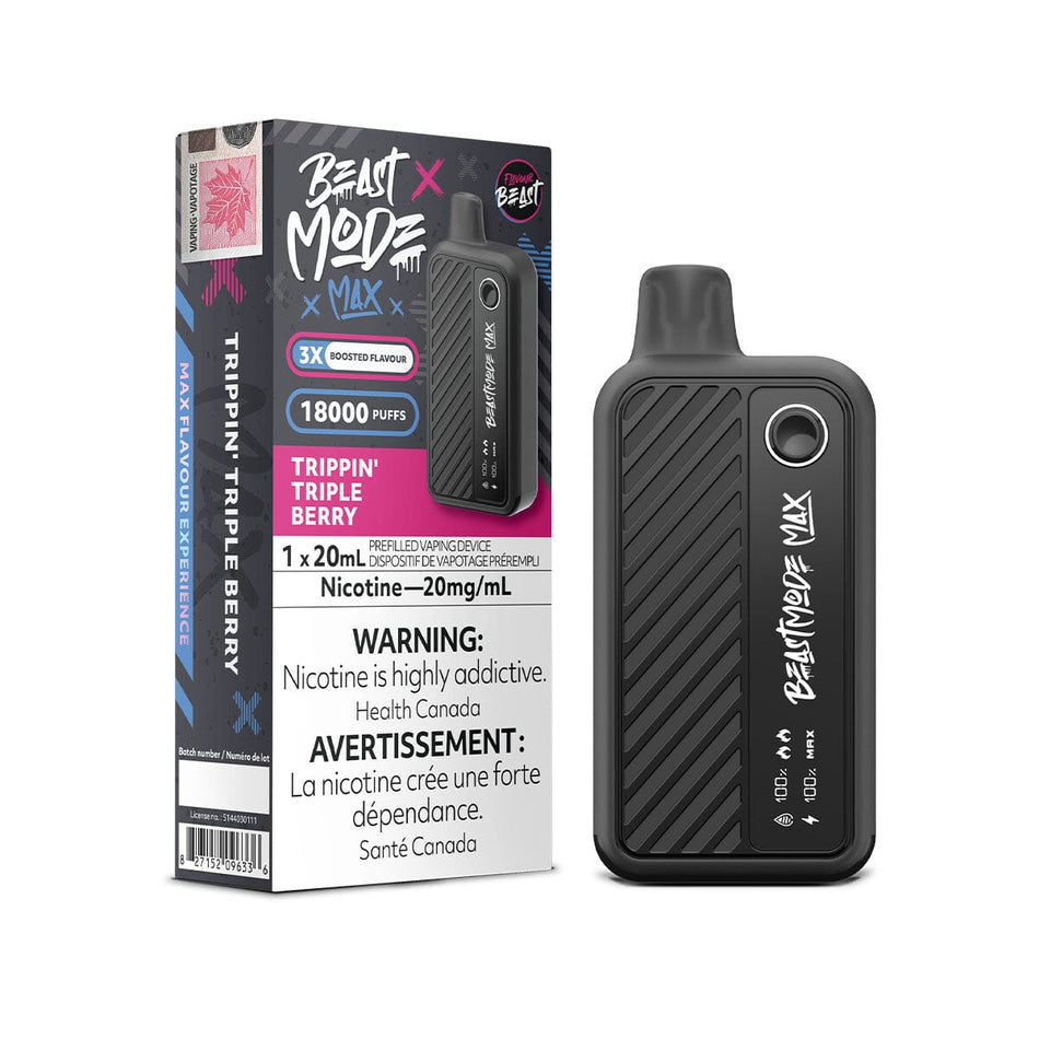 Flavour Beast Beast Mode Max Trippin' Triple Berry Disposable Vape Disposable Flavour Beast