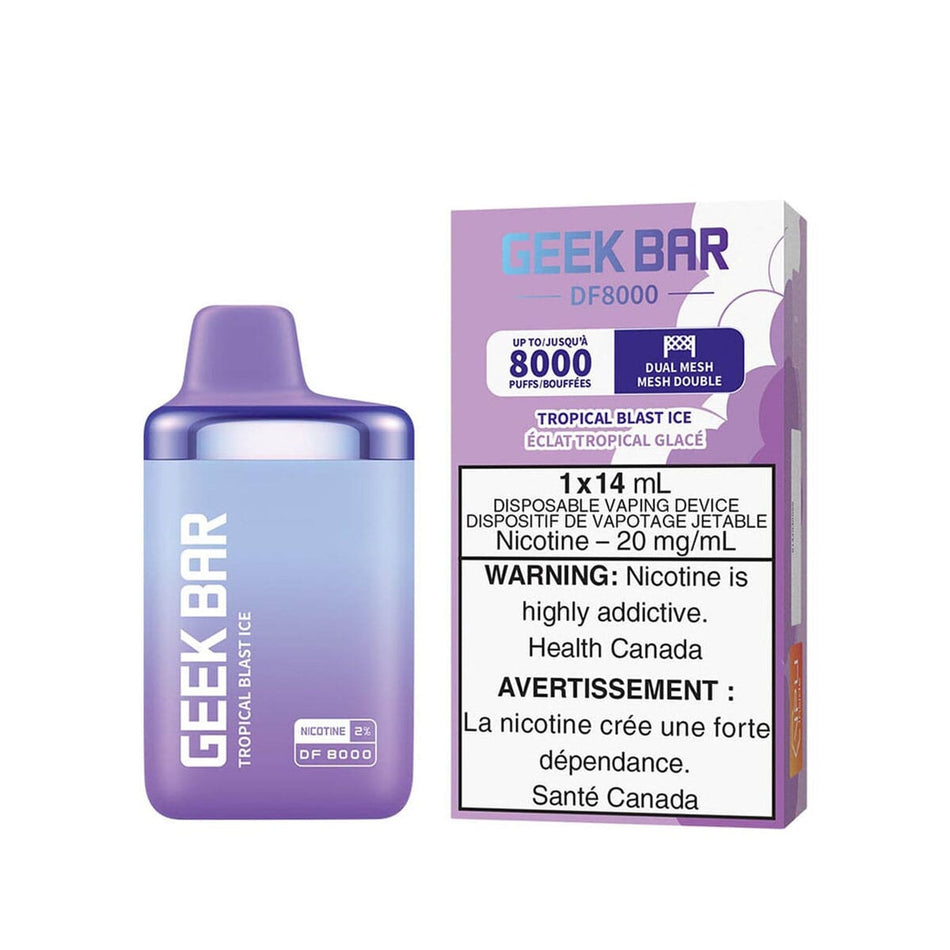 Geek Bar DF8000 Tropical Blast Ice Disposable Vape Disposable Geek Bar