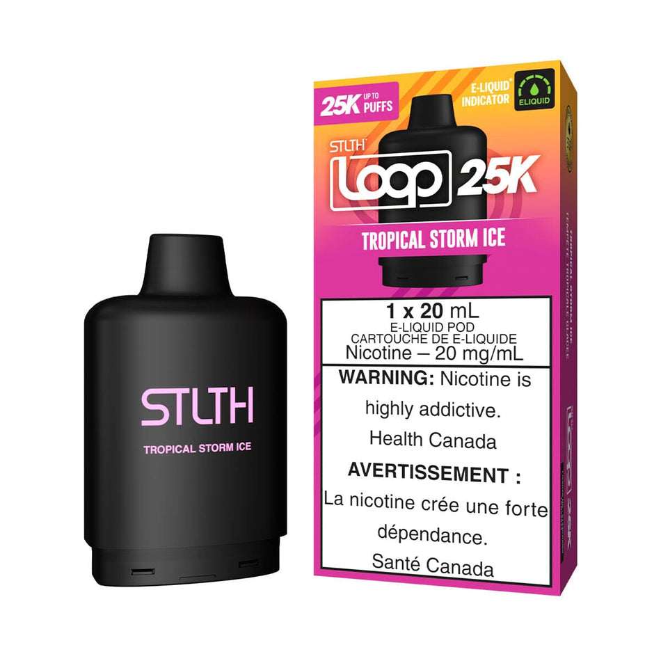 STLTH Loop 25K Tropical Storm Ice Disposable Vape Pod Disposable STLTH