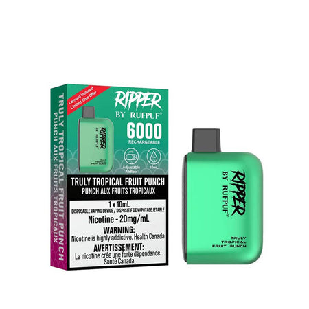 Gcore RUFPUF 6000 Truly Tropical Fruit Punch Disposable Vape Pen Disposable Gcore RUFPUF 6000
