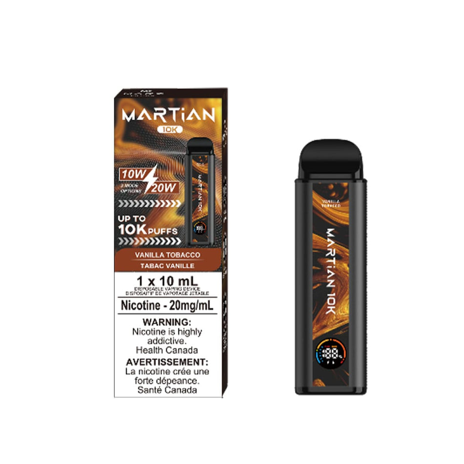 Marz Martian 10K Vanilla Tobacco Disposable Vape Pen Disposable Marz