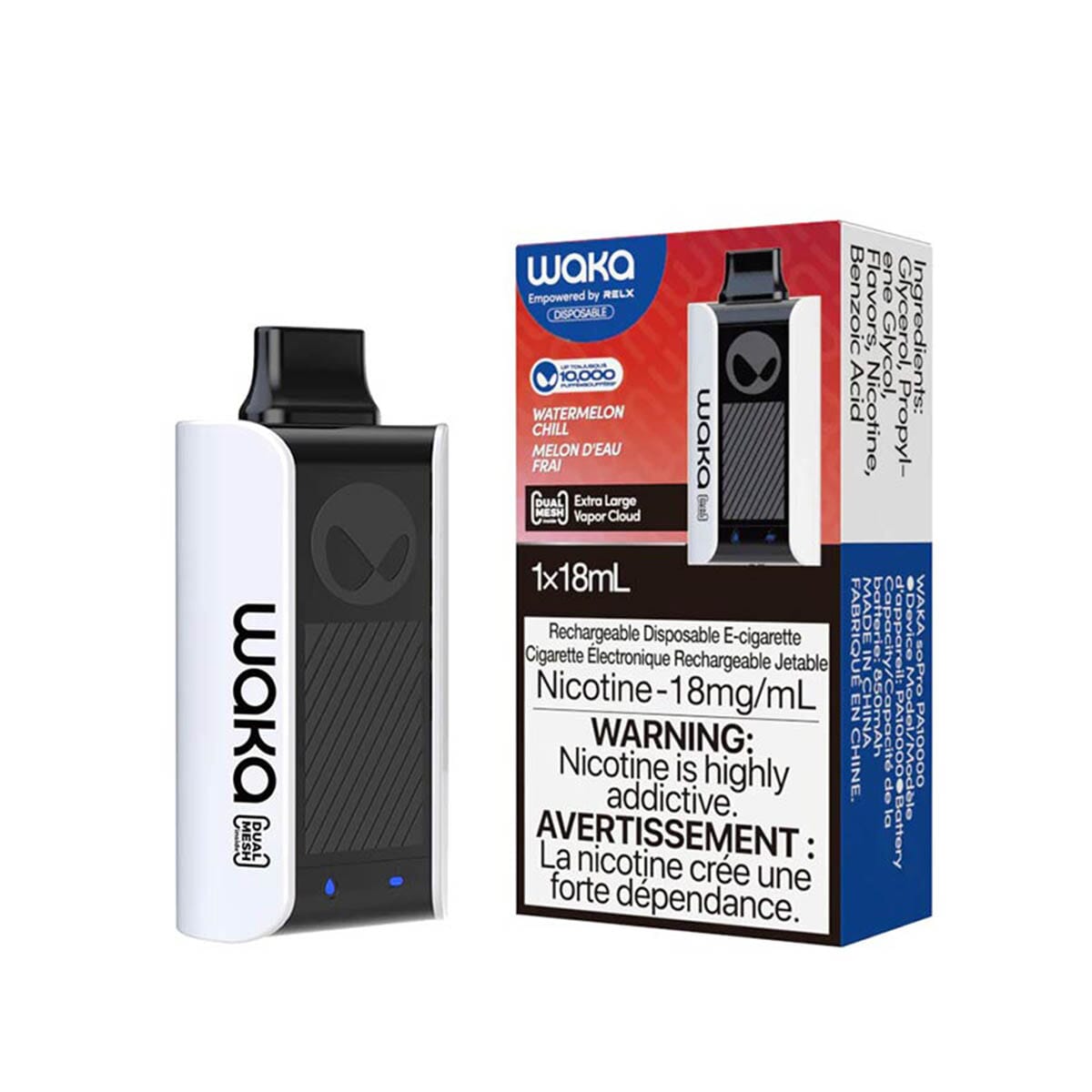 WAKA SoPro PA10000 Watermelon Chill Disposable Vape Pen | VapeMeet