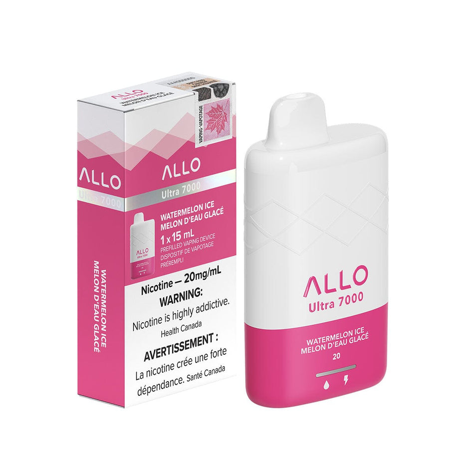 Allo Ultra 7000 Watermelon Ice Disposable Vape Pen Disposable Allo Ultra