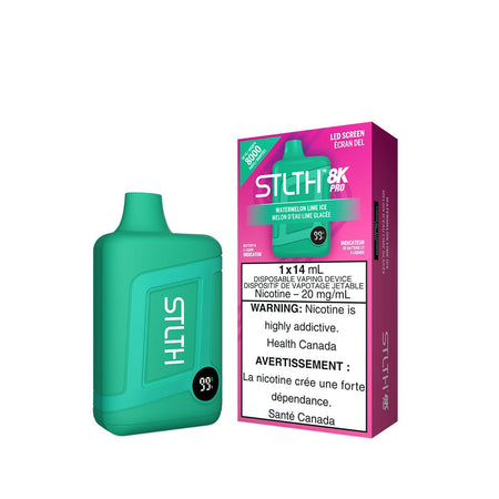 STLTH 8K Pro Watermelon Lime Ice Disposable Vape Pen Disposable STLTH