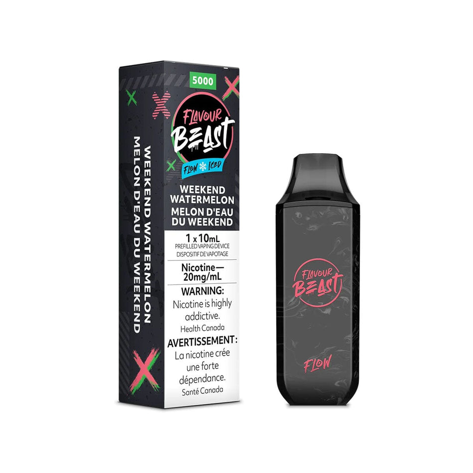 Flavour Beast Flow Weekend Watermelon Iced Disposable Vape Pen Disposable Flavour Beast