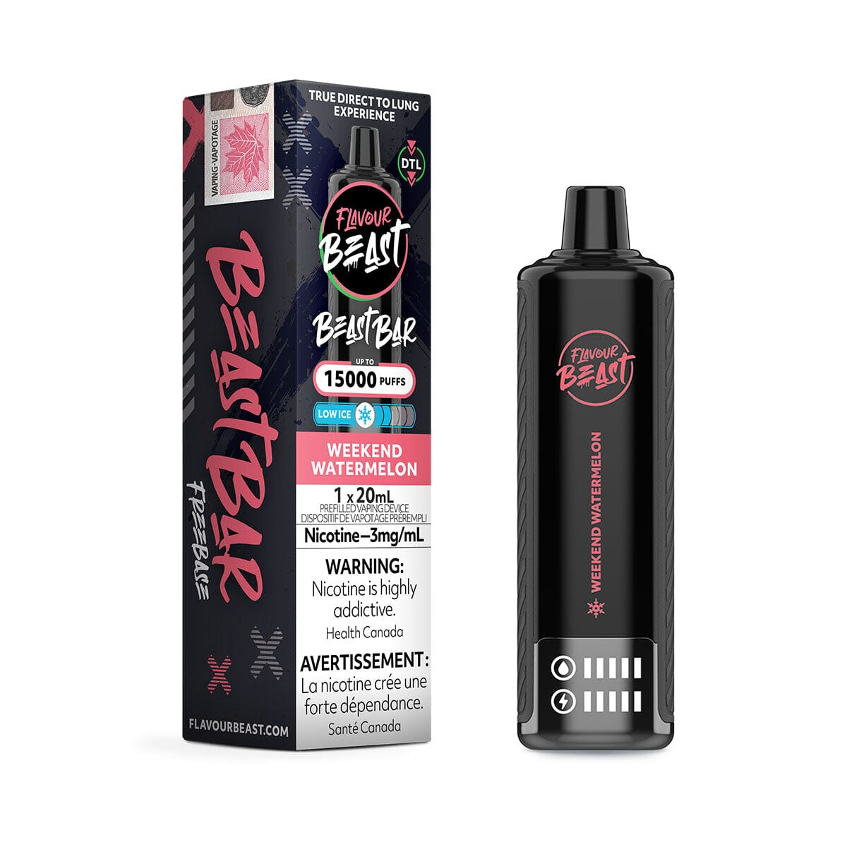 Flavour Beast Bar Weekend Watermelon Disposable Vape VapeMeet Flavour Beast Bar Weekend Watermelon Disposable Vape VapeMeet