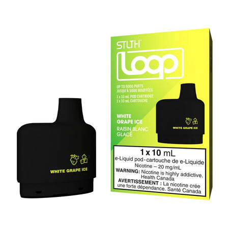 STLTH Loop White Grape Ice Disposable Vape Pod Disposable Loop