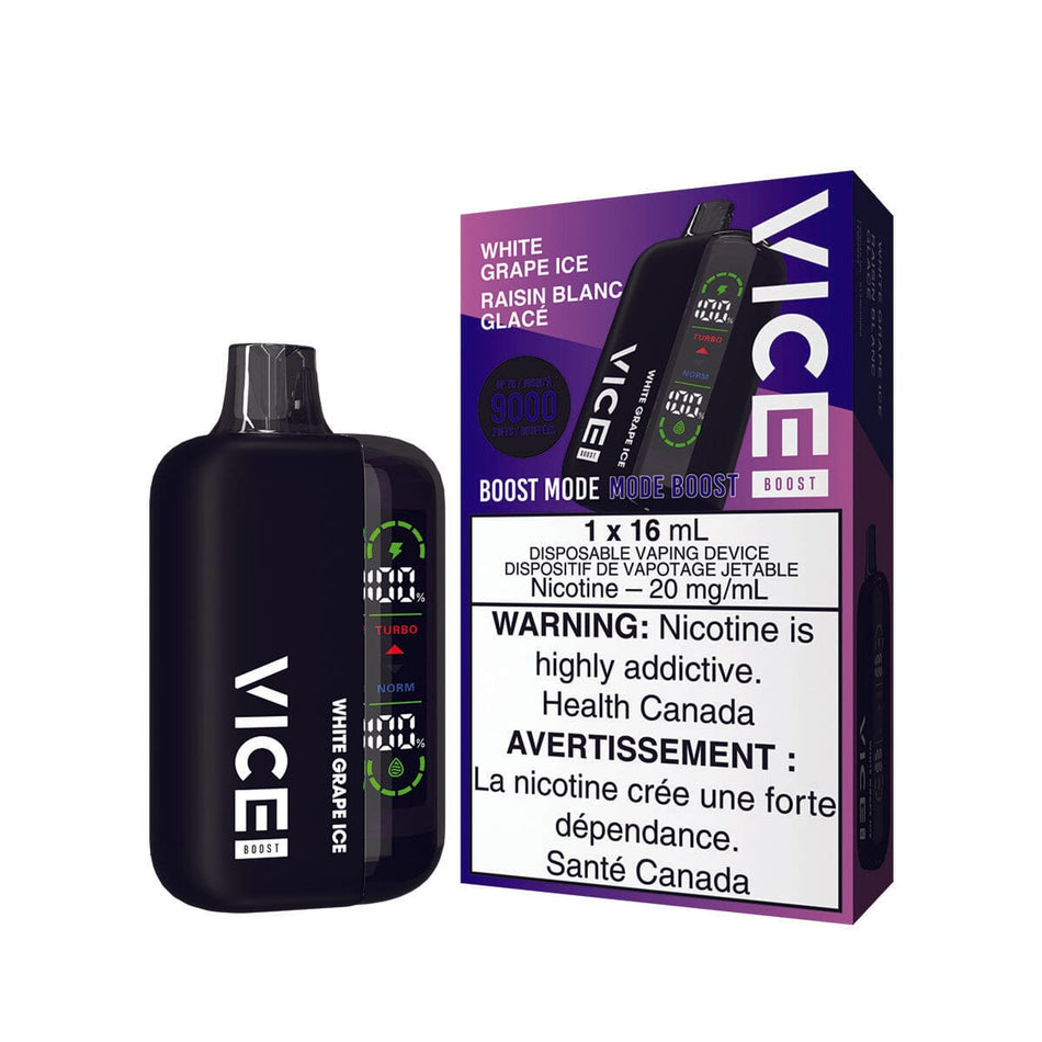 Vice Boost White Grape Ice Disposable Vape Pen Disposable Vice