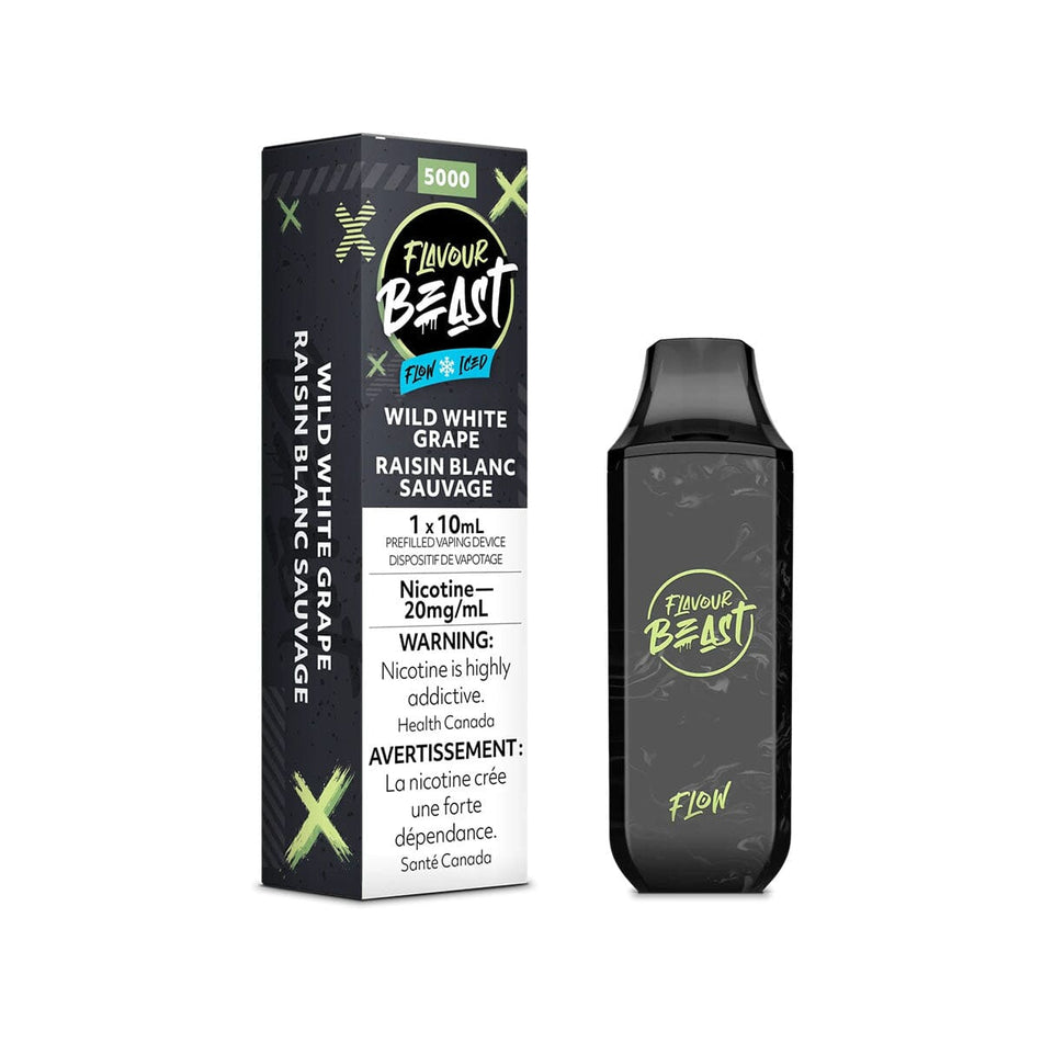 Flavour Beast Flow Wild White Grape Iced Disposable Vape Pen Disposable Flavour Beast