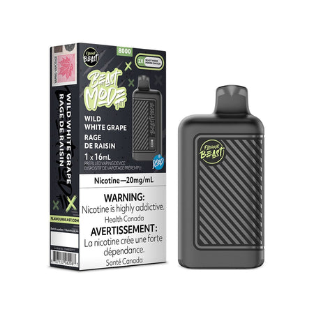 Flavour Beast Beast Mode 8K Wild White Grape Iced Disposable Vape Pen Disposable Flavour Beast