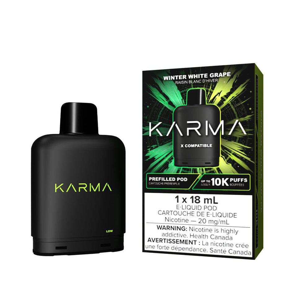 Level X Karma Winter White Grape Disposable Vape Pod Disposable Level X