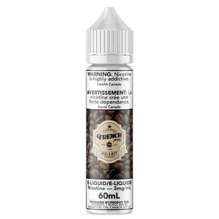 French Press - Au-Lait E-Liquid French Press 60mL 0 mg/mL